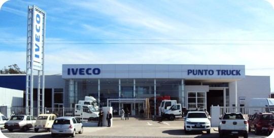 Fachada de un concesionario IVECO